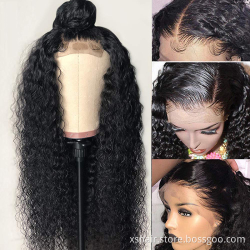 Good Selling Indian 100% Bang Wholesale 10 A Grade Short Real Bone Straight Lace Front Wig For Black Woman Human Hair